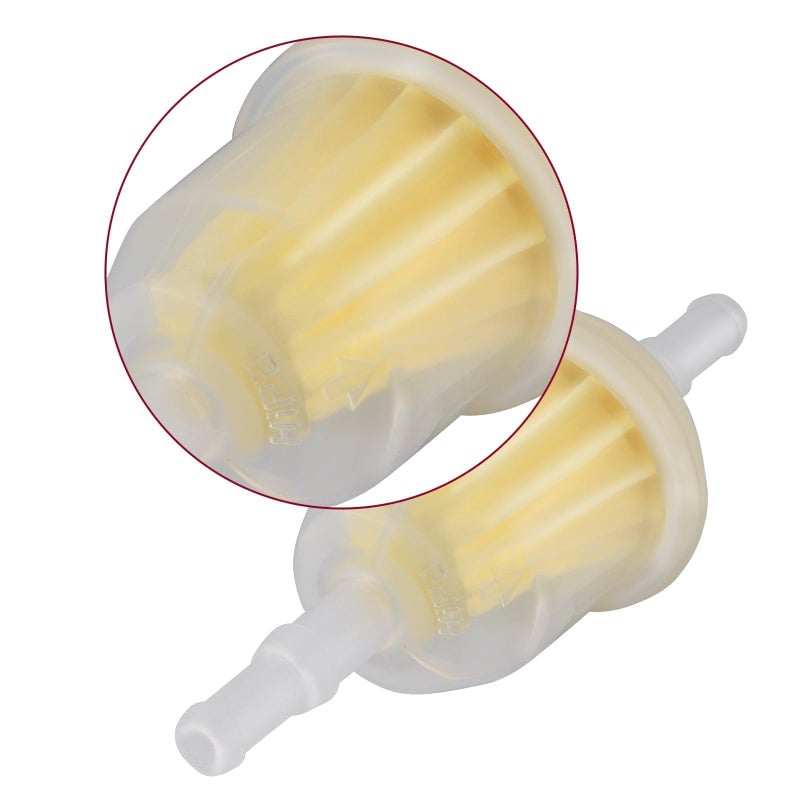 Butom AM116304 Inline Fuel Filter 25 050 22-S Fits 1/4" 5/16" ID Fuel Line For John Deer GY20709 X300 Z335E LA115 D130 LX188 X320 318 D105 E100 Z425 Stens 120-436 Kohler 7000 Series Engine - Image 3